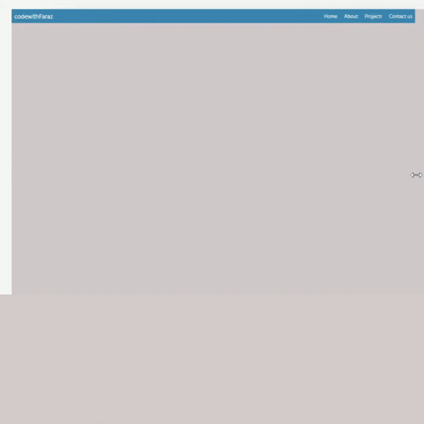 how to create pure css responsive navbar.gif